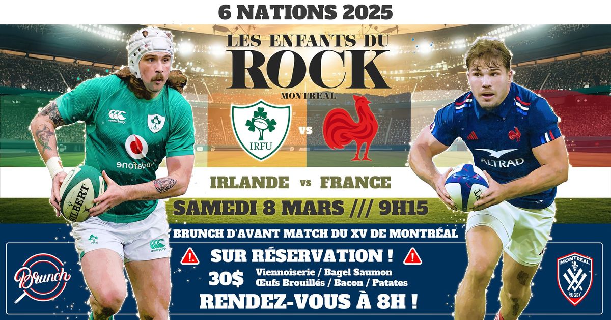 BRUNCH ET DIFFUSION DU TOURNOI DES 6 NATIONS