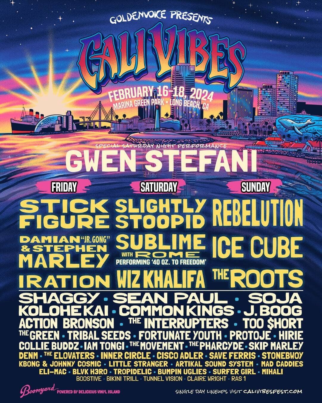 Cali Vibes Fest - Saturday at Marina Green Park