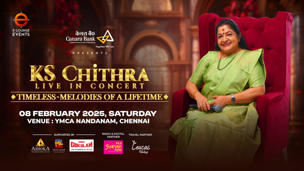 TIMELESS - Melodies Of A Lifetime - K.S Chithra - Live