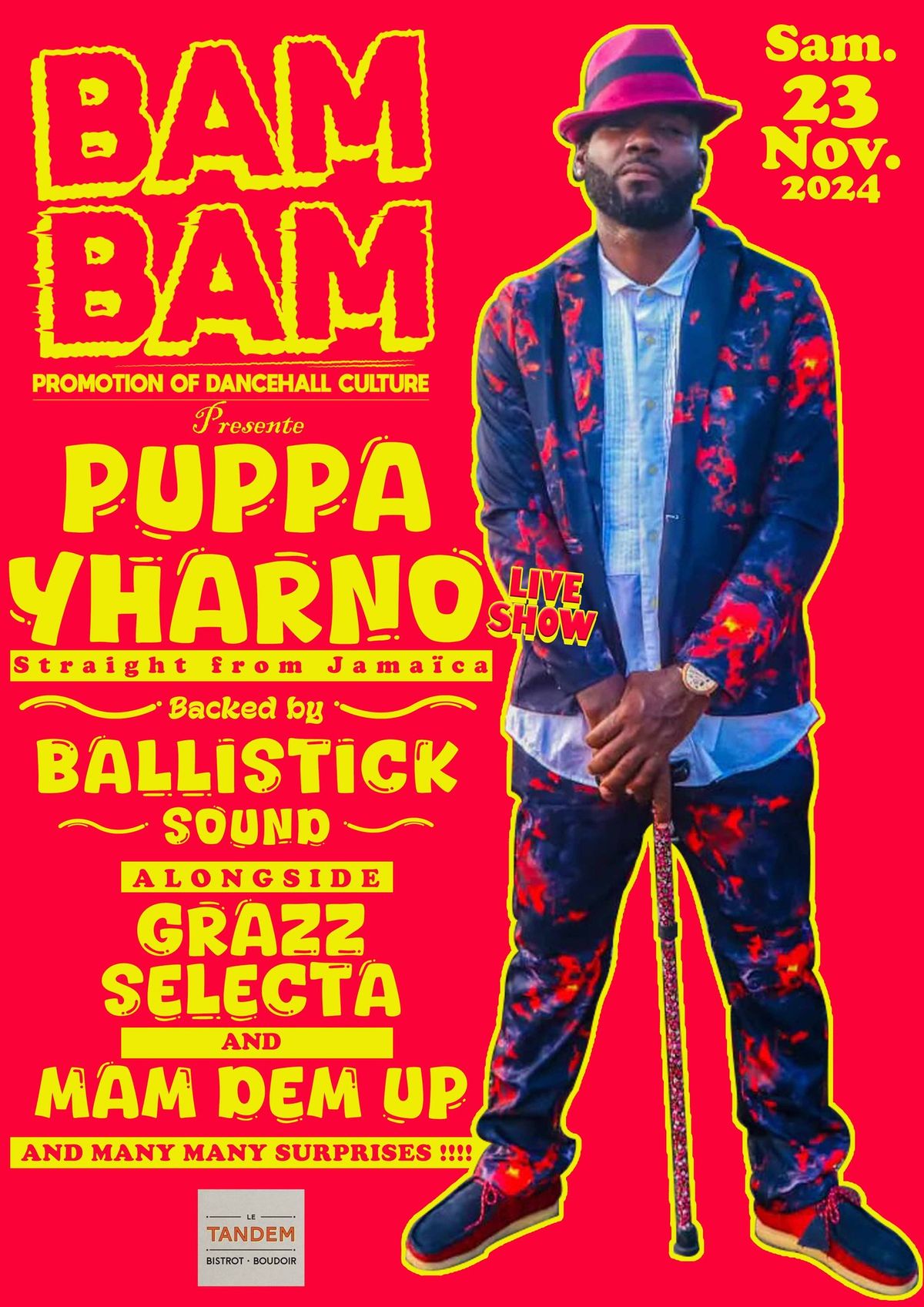 PUPPA YHARNO (from JA) BALLISTICK - GRAZZ SELECTA - MAM DEM UP - AND MANY MANY SURPRISES