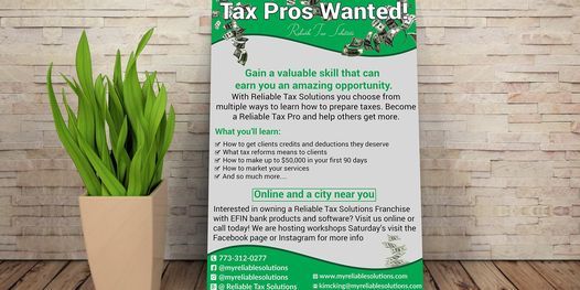 Becoming a Tax Preparer Workshop