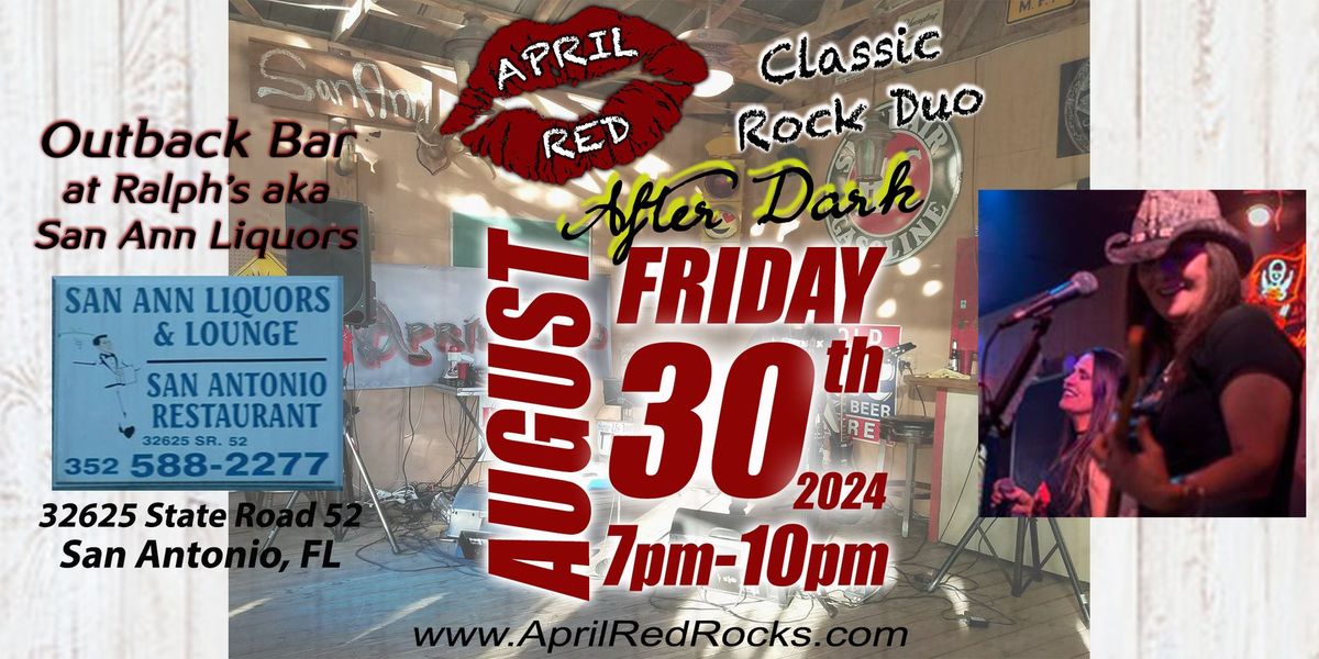 April Red ROCKS the Outback Bar @ San Ann Liquors after dark in San Antonio!