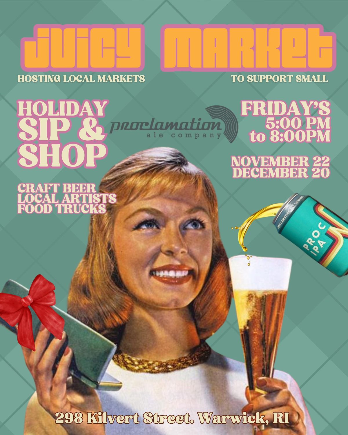 Holiday Sip & Shop at Proclamation Brewery 