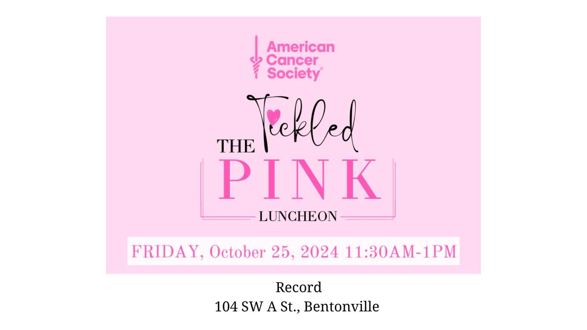 Tickled Pink Luncheon NWA