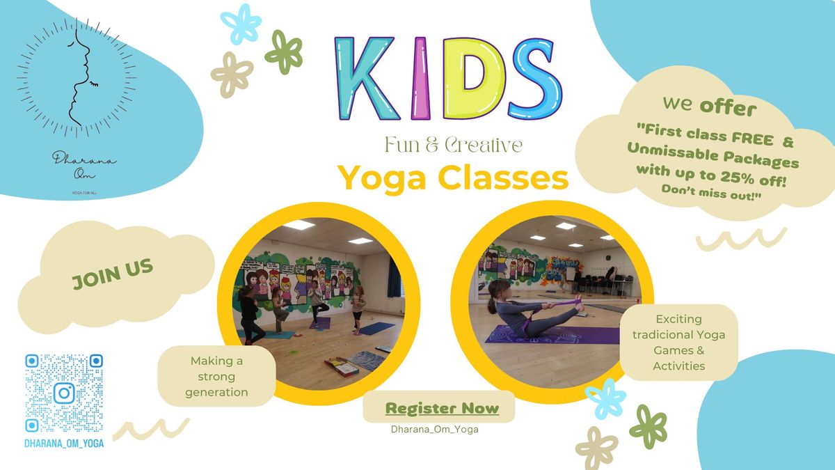 Kids Yoga (Ages 5-8) with M\u00f4nica - Free First Class! 