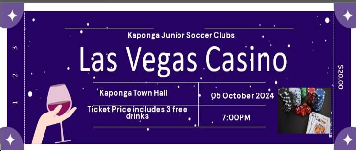 Kaponga Soccer Club Juniors Casino Evening