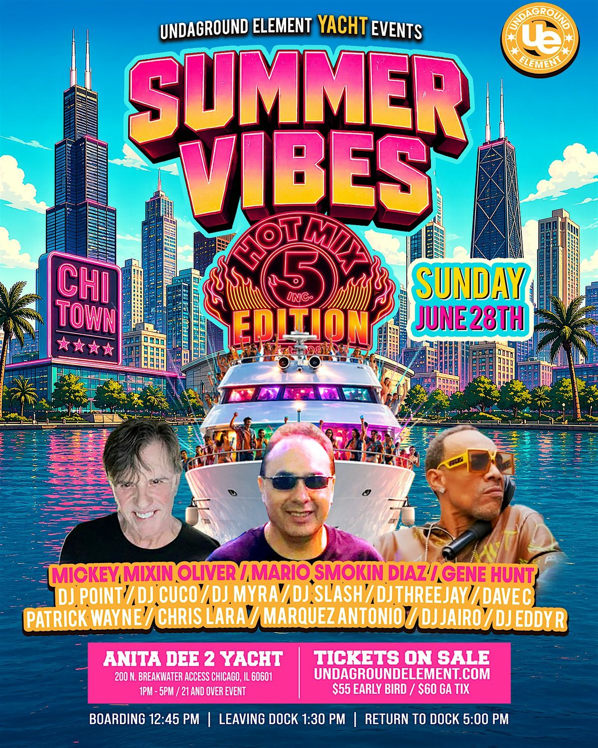SUMMER VIBES YACHT PARTY : HOT MIX 5 EDITION!