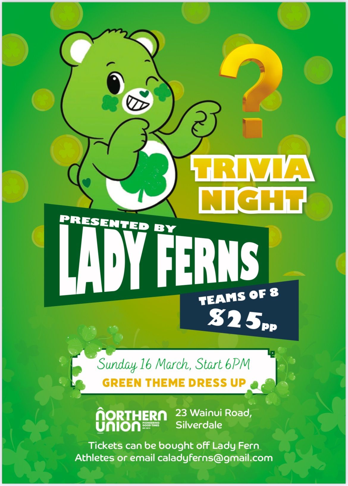 Lady Ferns Quiz Night 