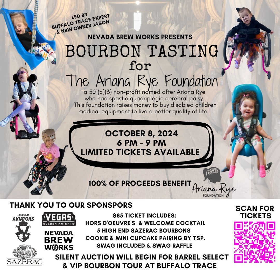 Nevada Brew Works - Bourbon Tasting for Ariana Rye Foundation