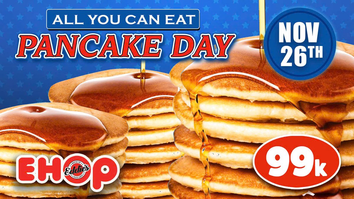 ALL YOU CAN EAT PANCAKE DAY this November!