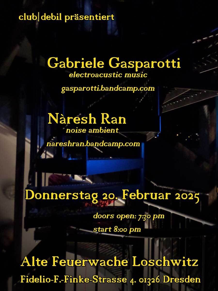 Gabriele Gasparotti & N\u00e0resh Ran live @club|debil