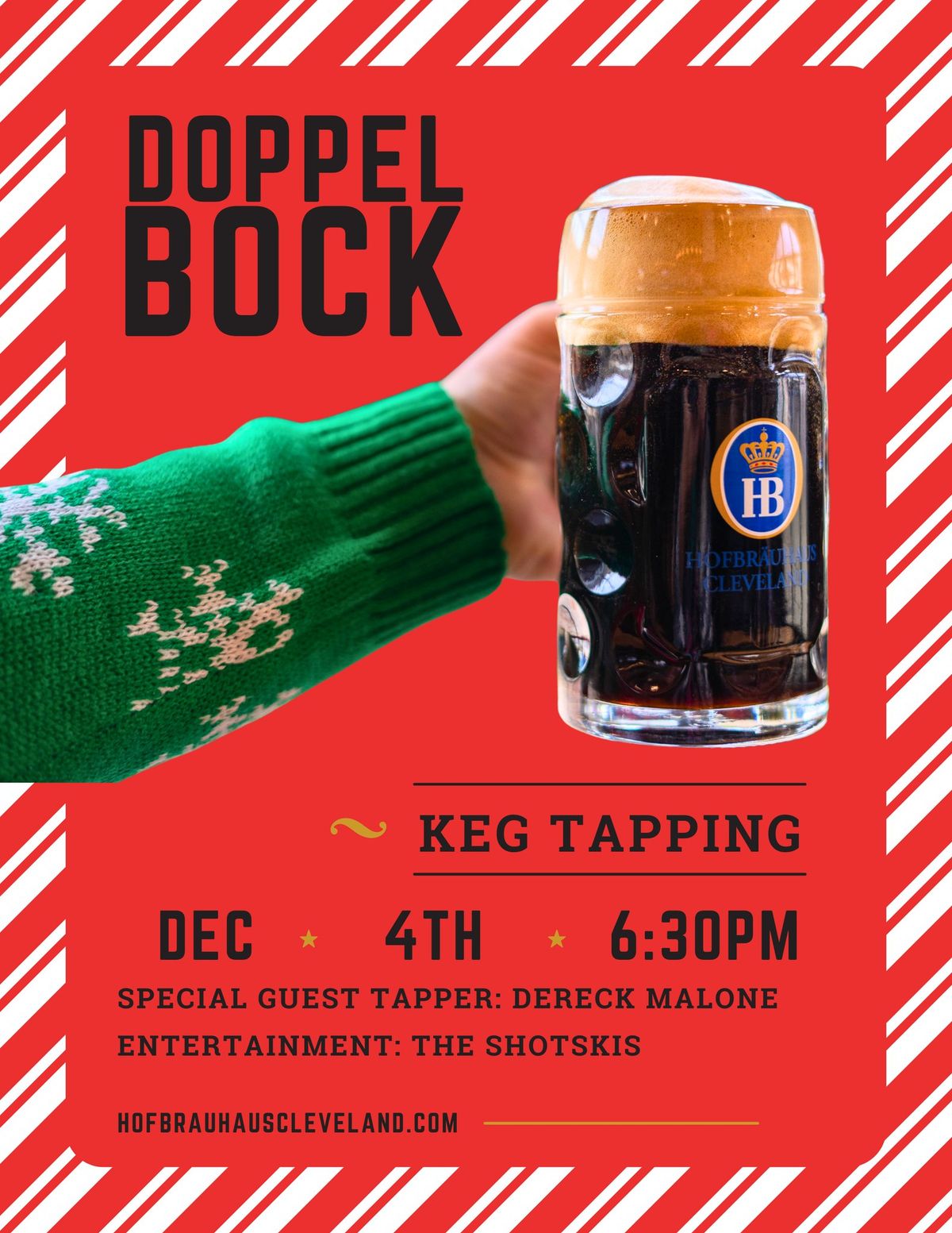 Doppelbock Keg Tapping with Krampus & Dereck Malone