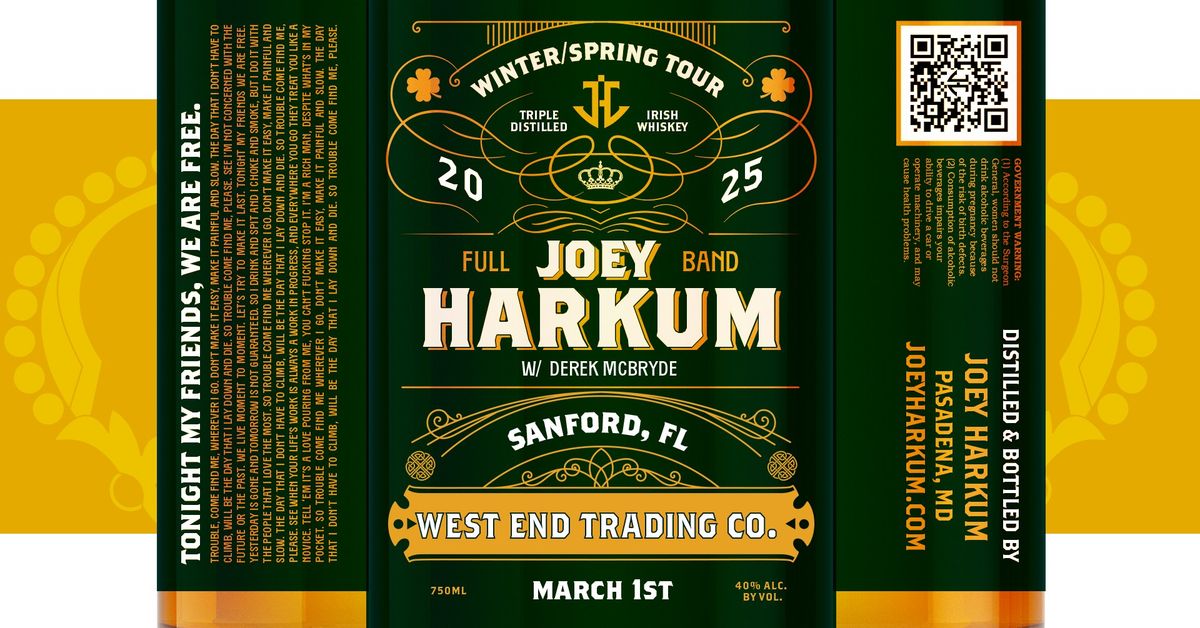 Joey Harkum: 2025 Winter\/Spring Tour