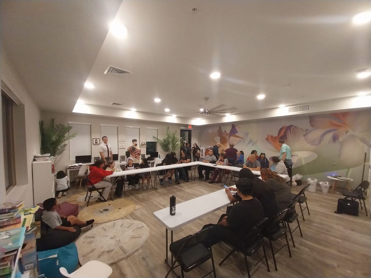 Family Home Evening at The Reserve