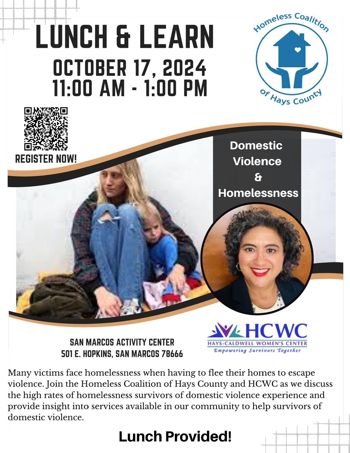 Lunch & Learn: Domestic Violence & Homelessness