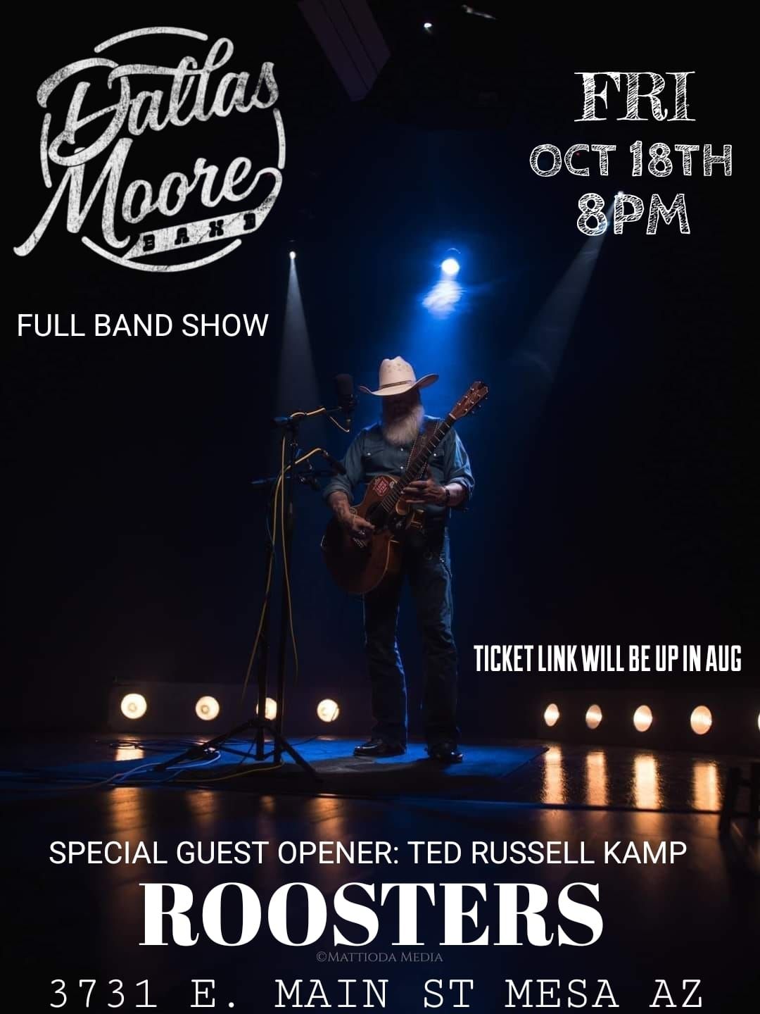 DALLAS MOORE FULL BAND SHOW @ ROOSTERS COUNTRY 