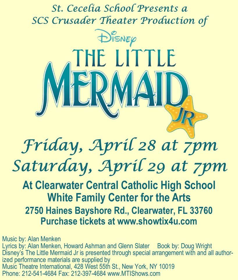 SCS Crusader Theater Production of Disney's The Little Mermaid Jr.