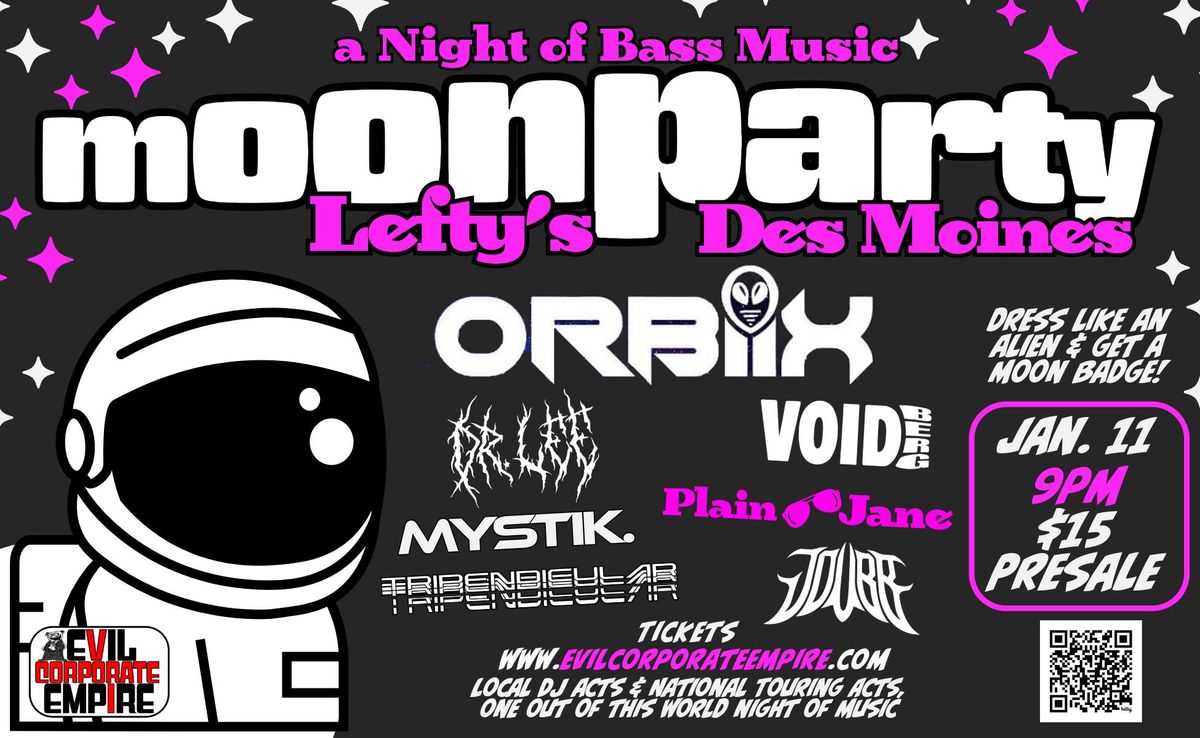 MOONPARTY @ Lefty's Des Moines