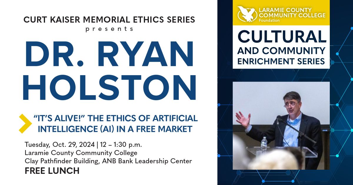 Curt Kaiser Memorial Ethics Series presents Dr. Ryan Holston