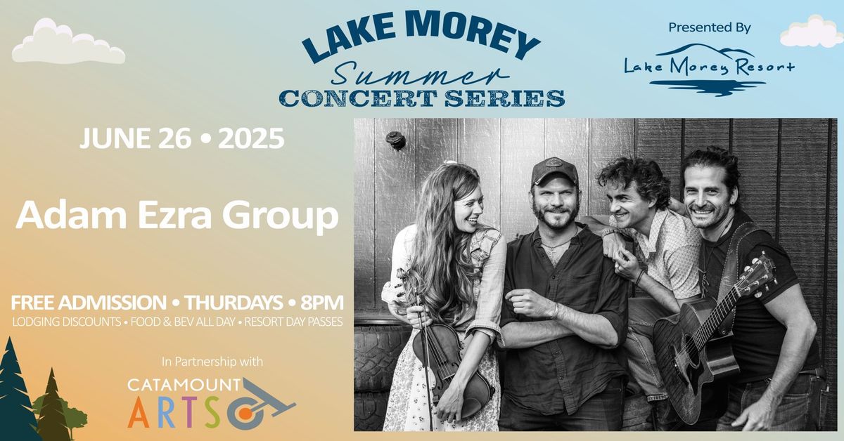 Summer Concert: Adam Ezra Group at Lake Morey Resort - Fairlee, VT