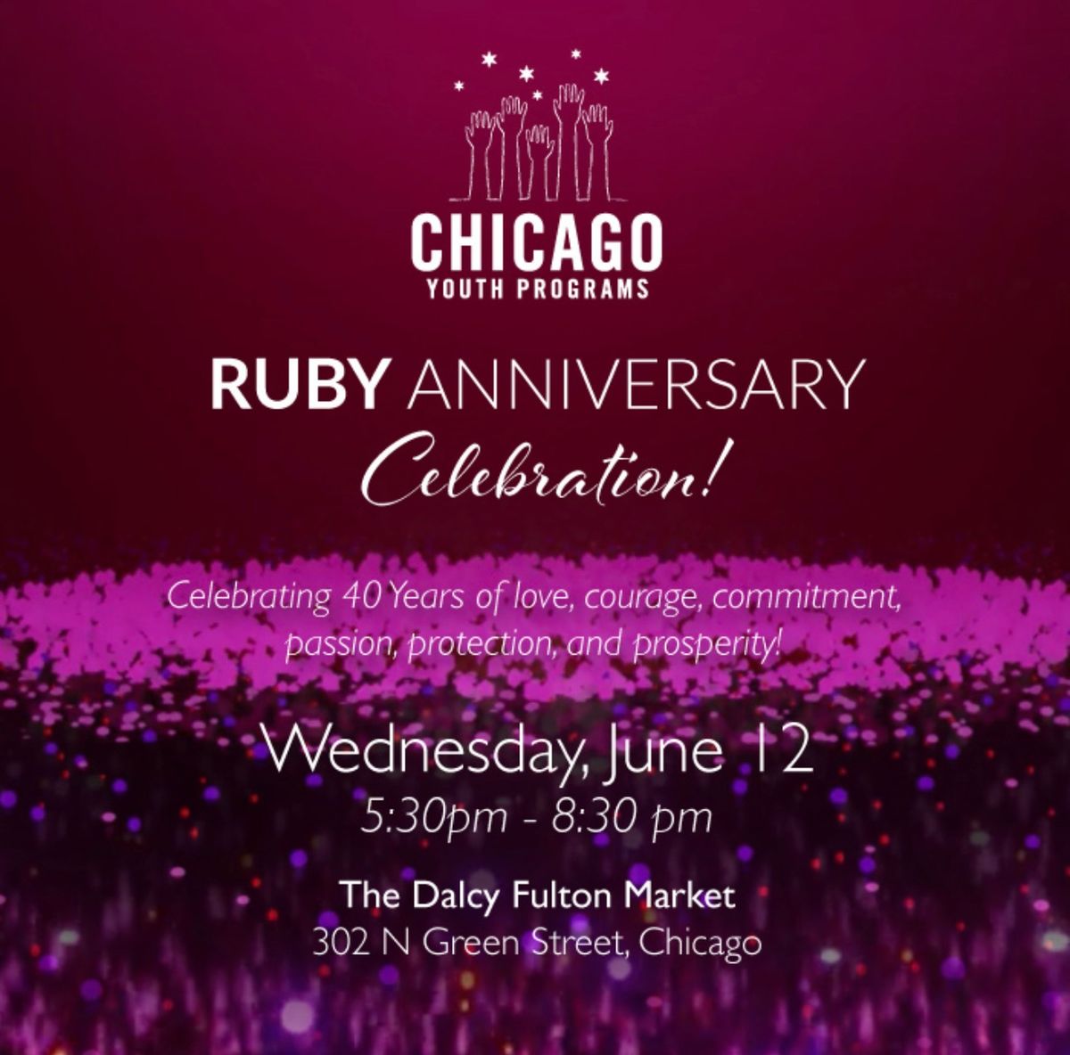 Chicago Youth Programs Ruby Anniversary Celebration!