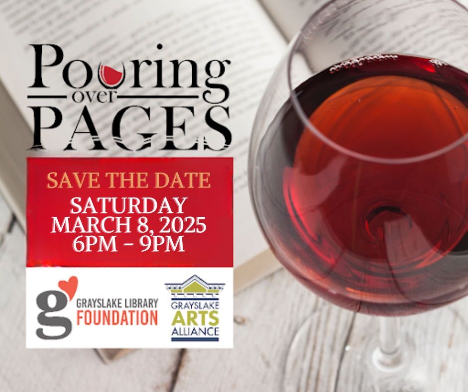 Pouring Over Pages, Saturday, March 8th