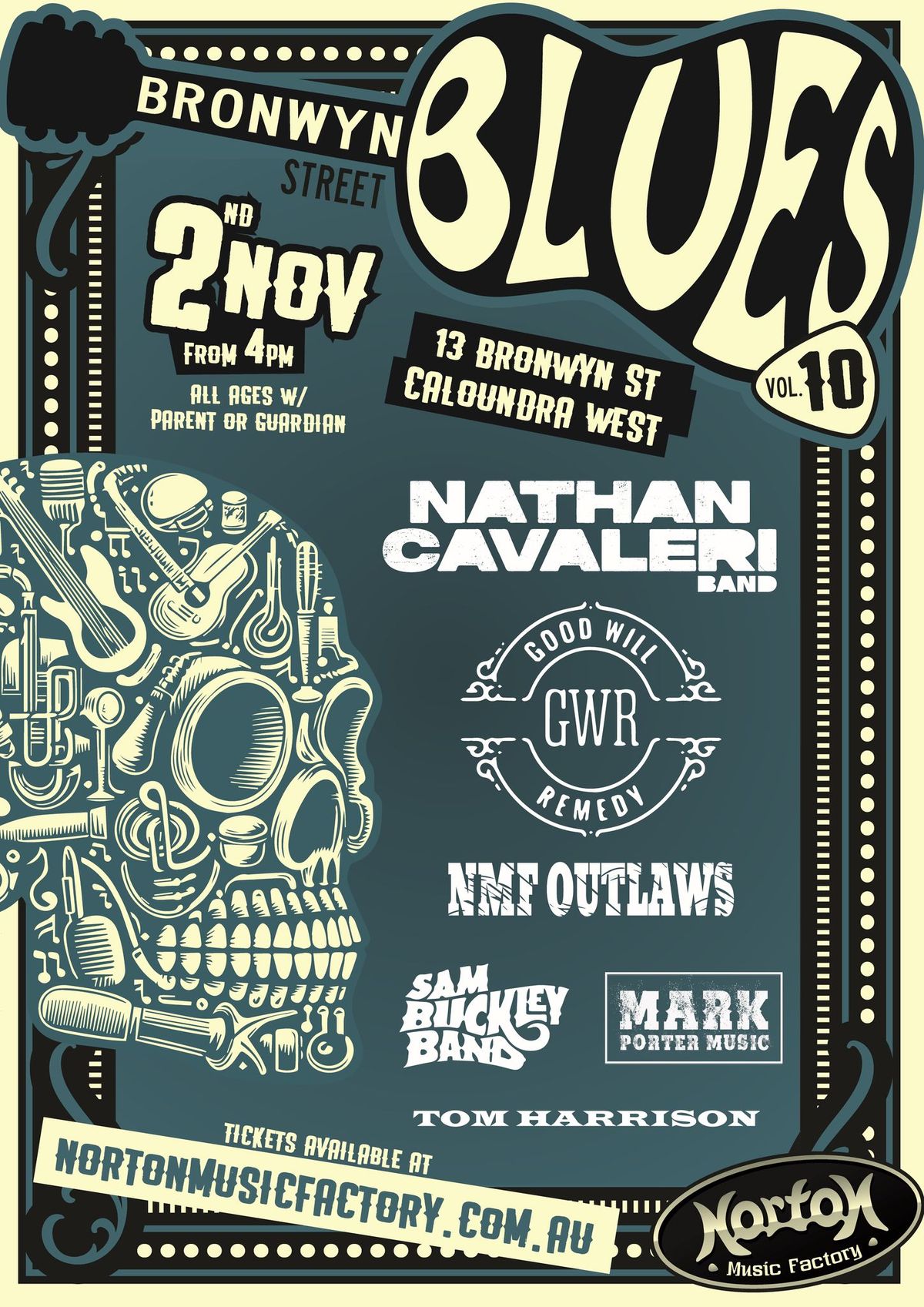 BRONWYN STREET BLUES VOLUME 10 - NATHAN CAVALERI BAND