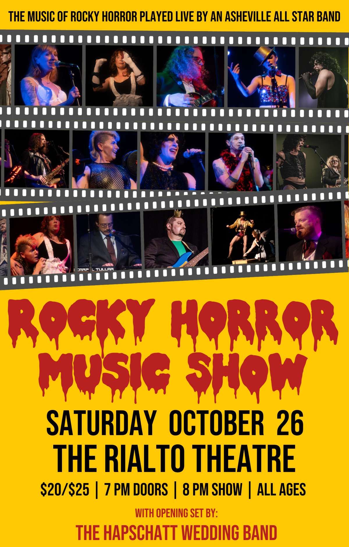 Rocky Horror Music Show w\/ The Hapschatt Wedding Band