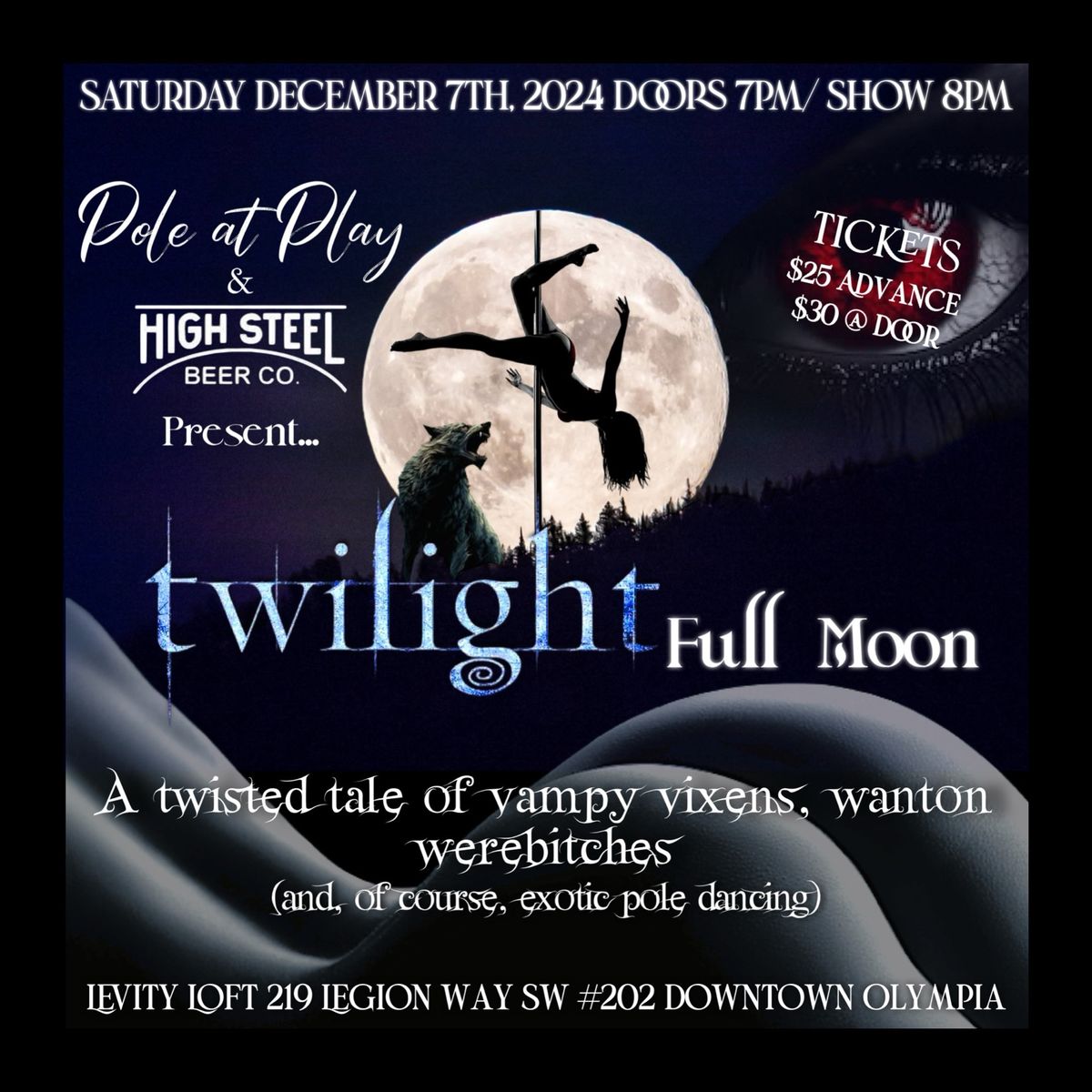 Twilight \u2014 Full Moon: a pole dance showcase 