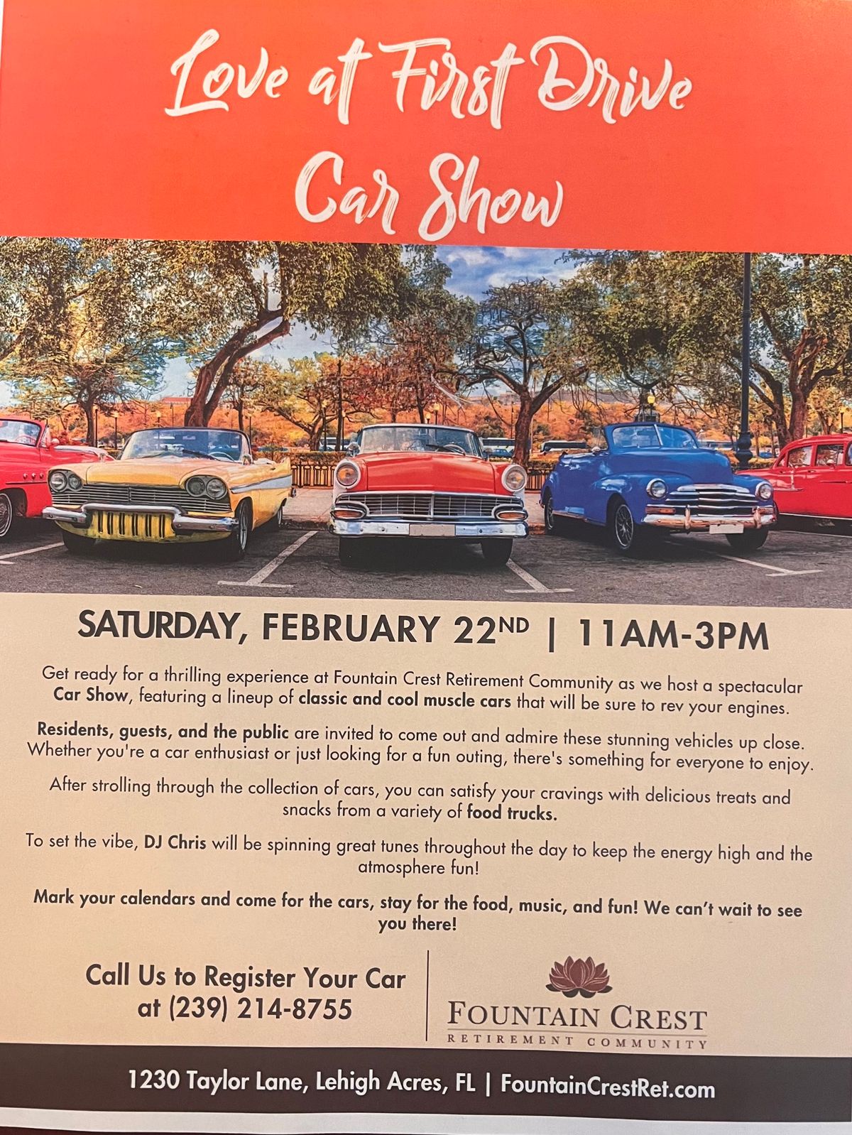 POSTPONED** Love at First Ride CAR SHOW! 