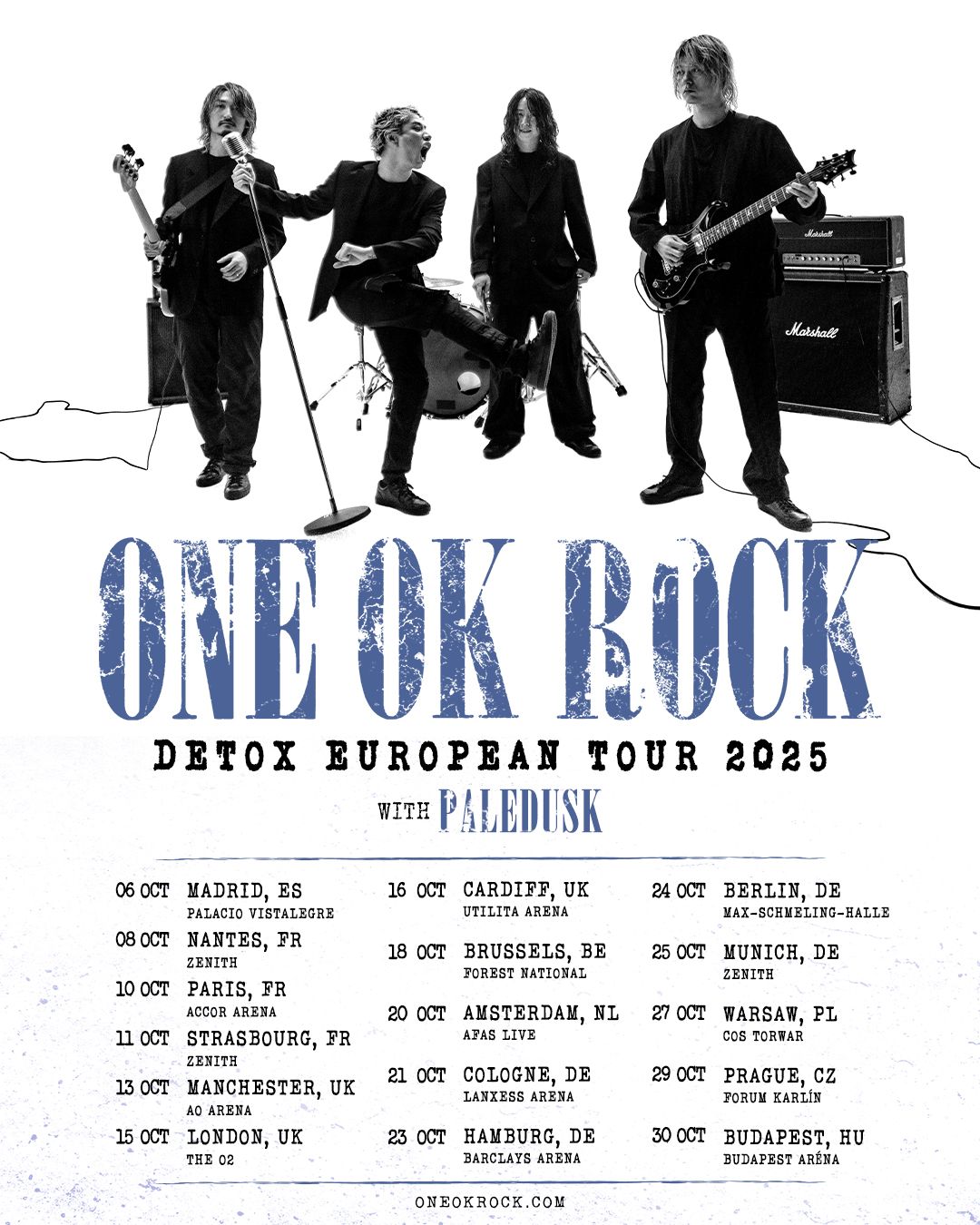 One OK Rock Amsterdam Tickets