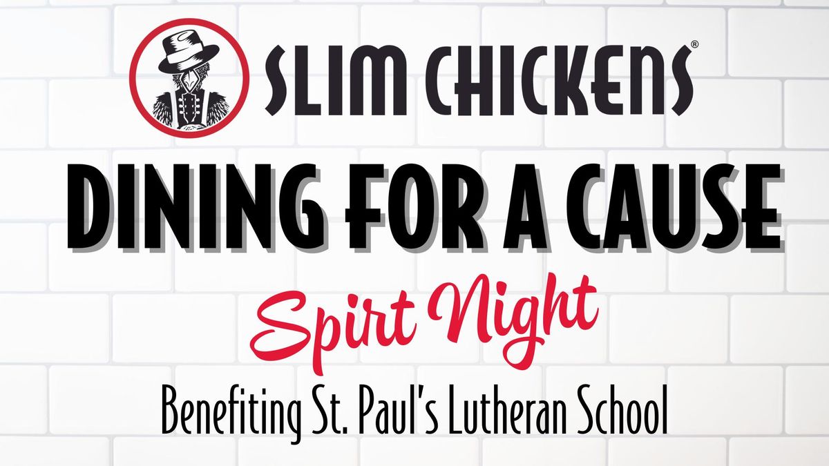 Spirit Night benefiting St. Paul's Lutheran School 