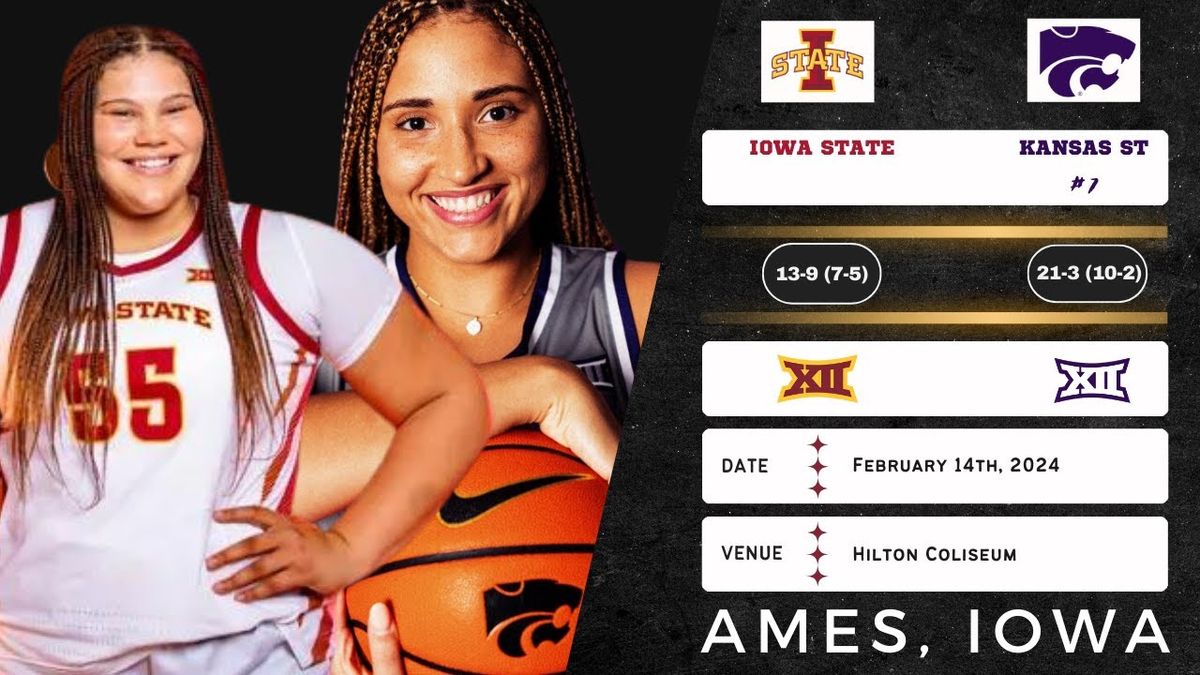 Iowa State Cyclones Women's Basketball vs. Kansas State Wildcats