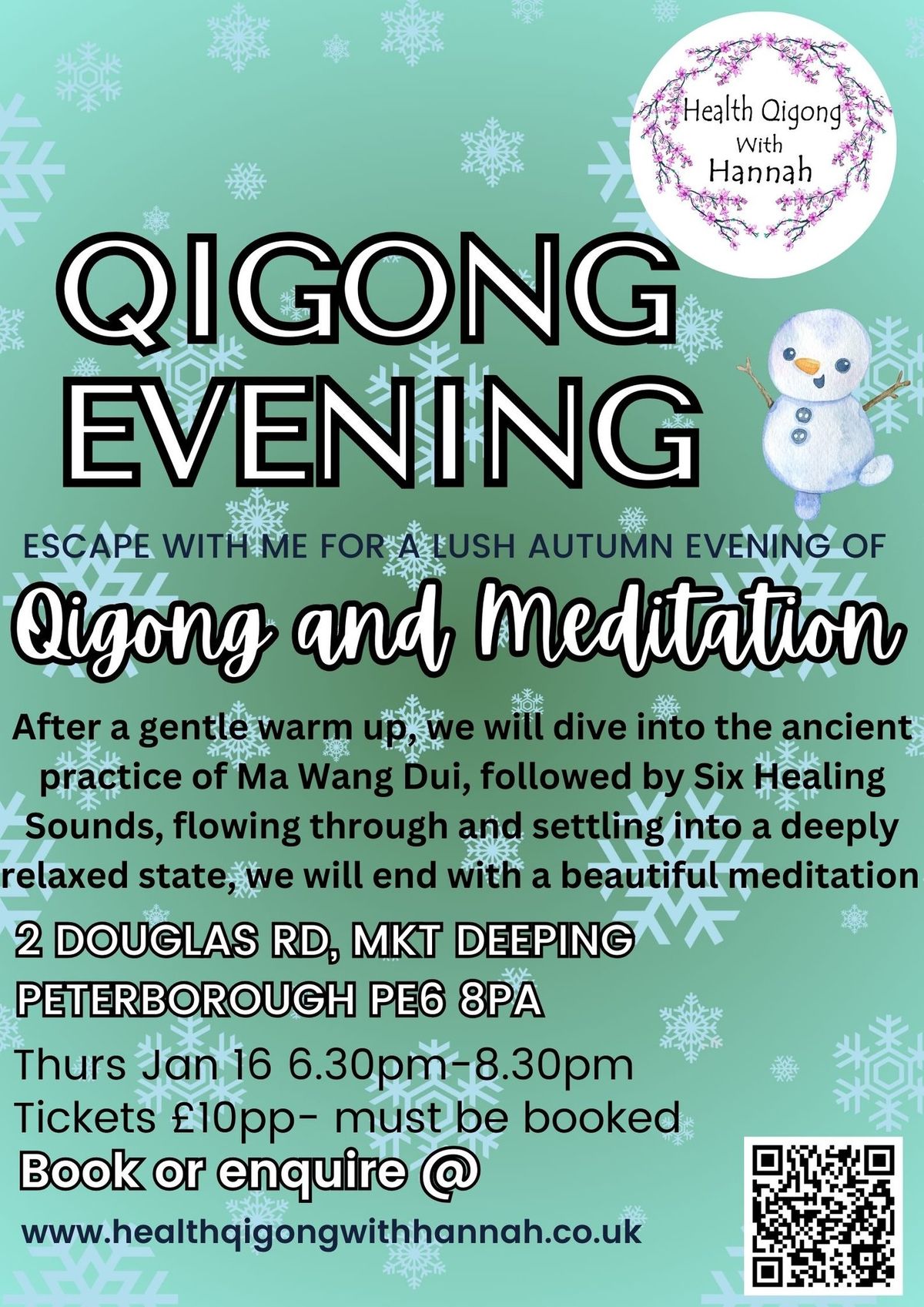 Deeping Qigong Evening Retreat