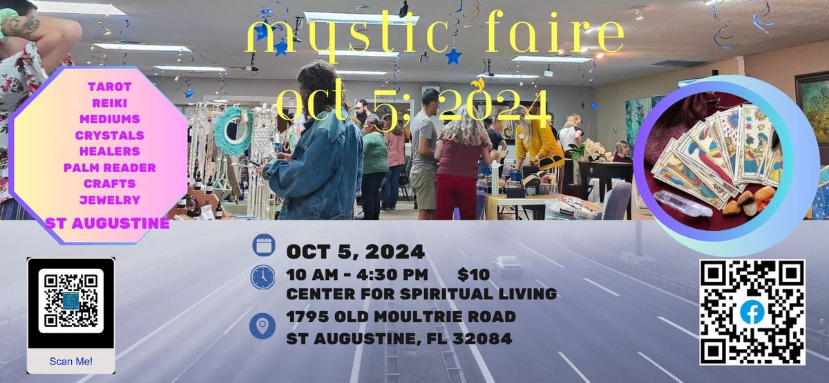 New Event: Mystic Faire - St Augustine, Oct 5 2024