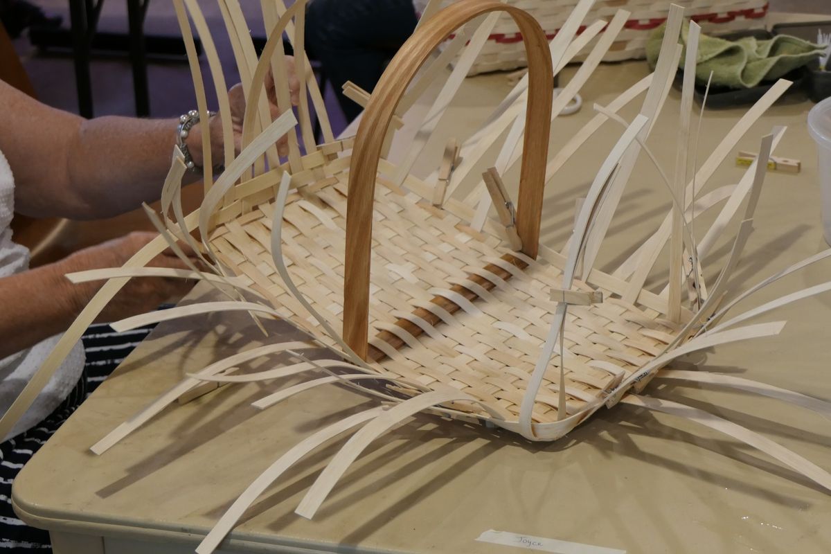 Basket Weaving: American Large Market Basket