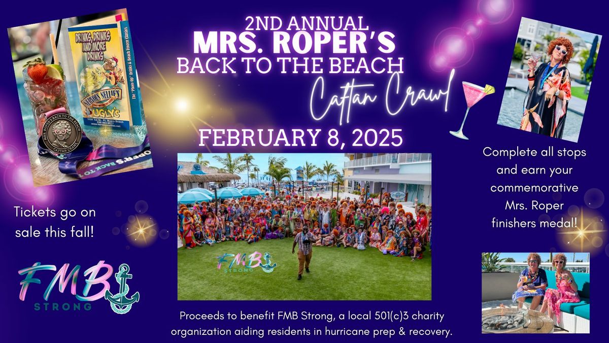 2nd Annual Mrs. Roper's Back to the Beach Caftan Crawl