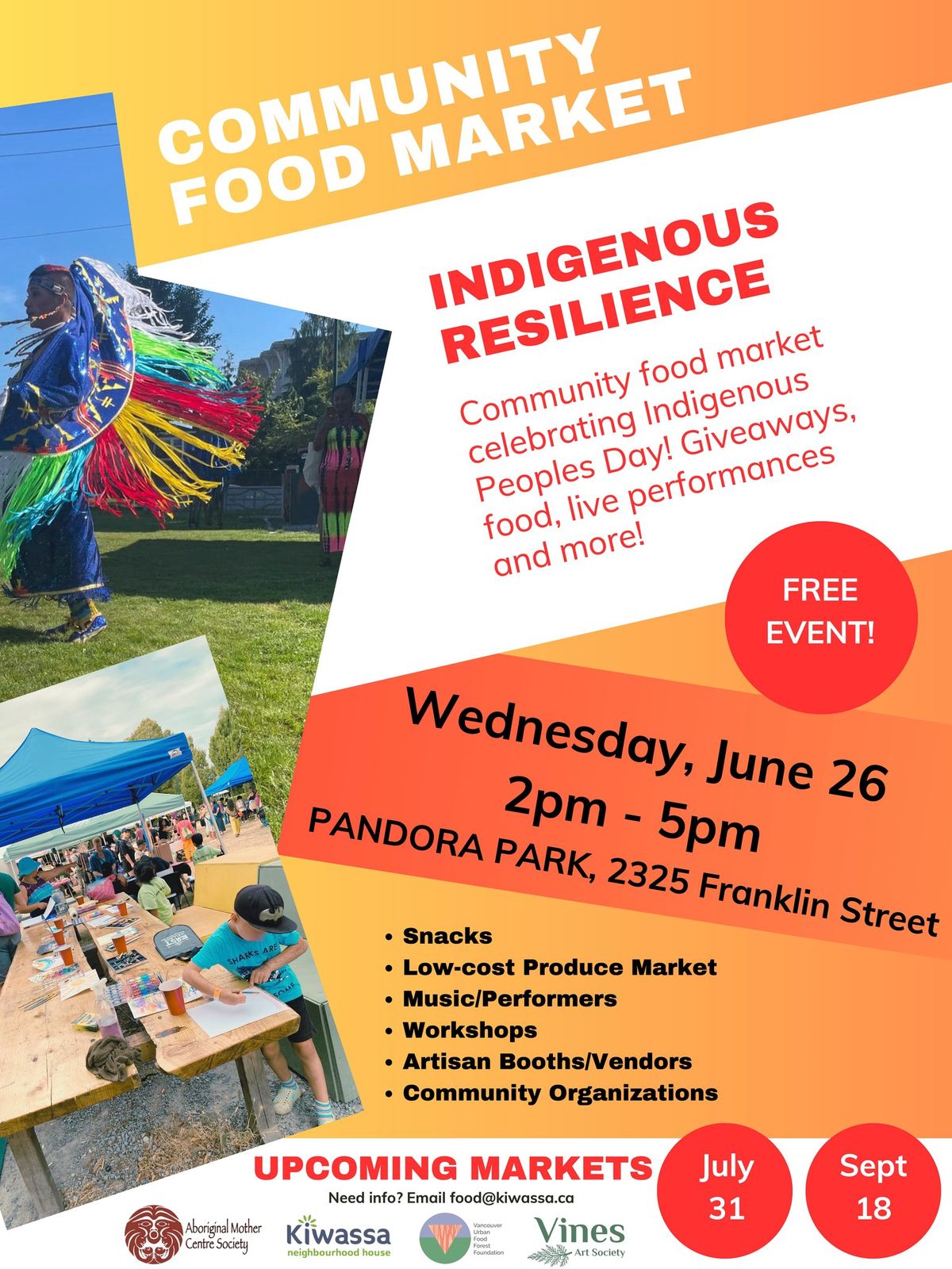 Community Food Market Series - Indigenous Resilience