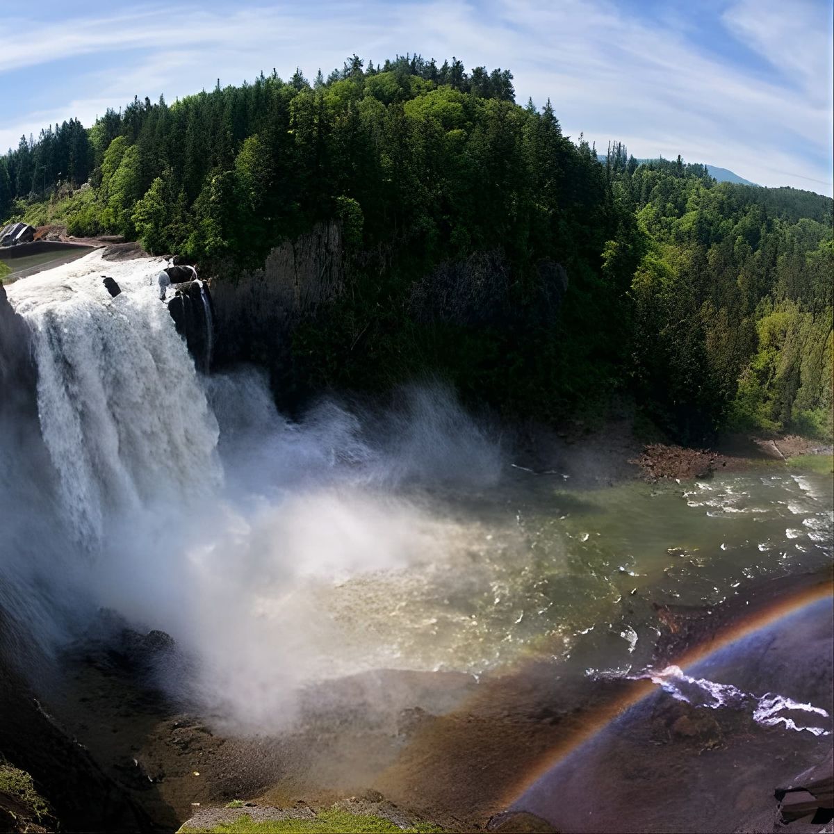 Seattle City and Snoqualmie Falls Half-Day Guided Tour 