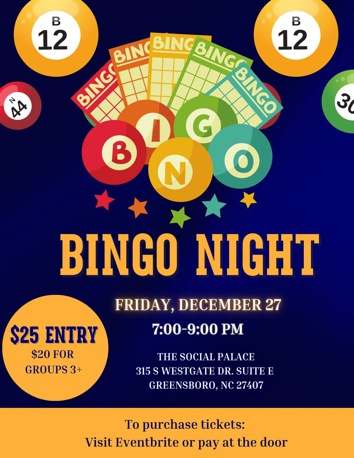 Bingo Night at The Social Palace