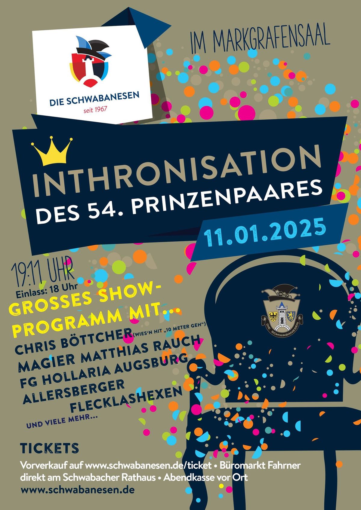 Inthronisation des 54. Prinzenpaares