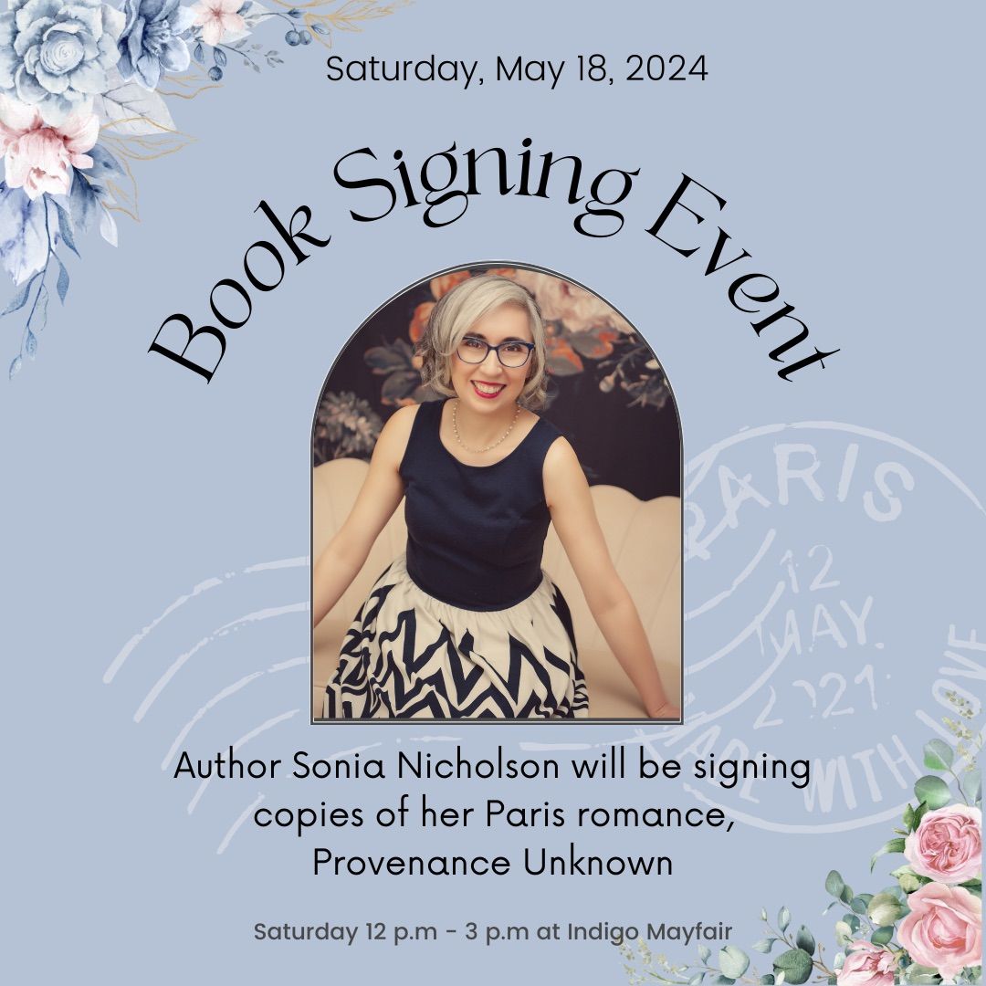 Book Signing Event at Indigo Mayfair