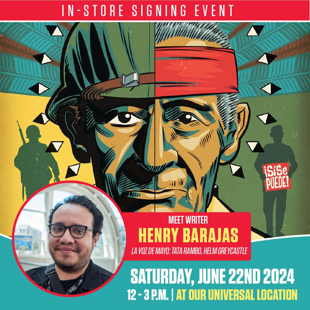 In-Store Signing with Writer Henry Barajas