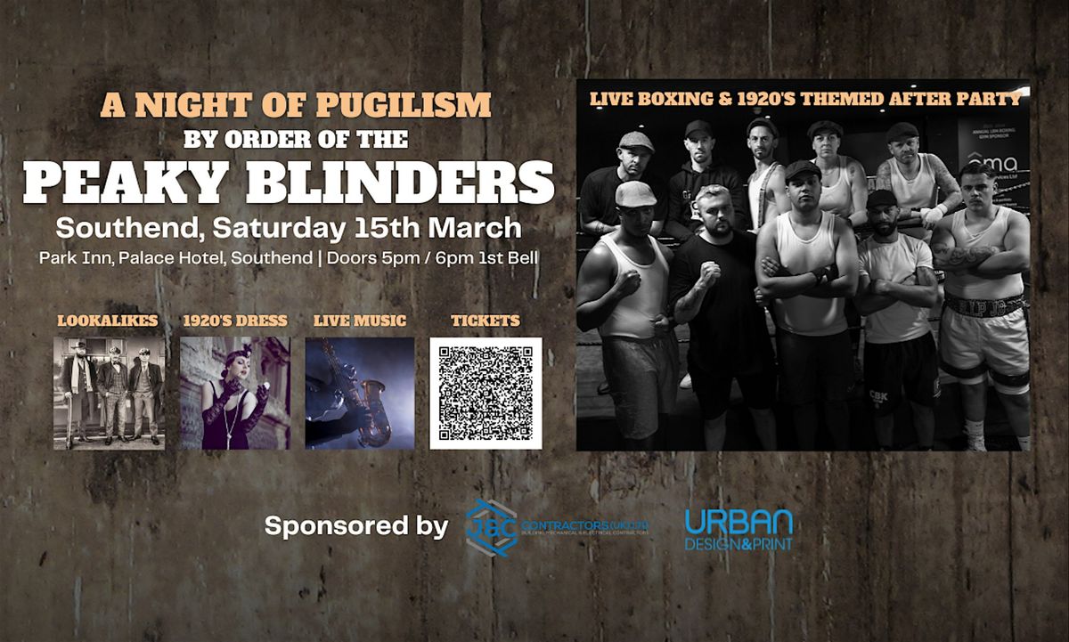 Peaky Blinders Boxing and Night of 1920's Entertainment