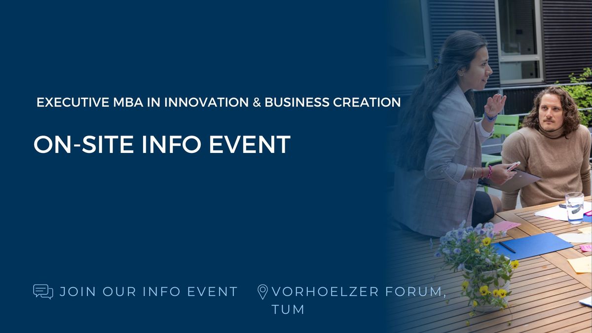 On-site Info Day - Executive MBA in Innovation & Business Creation