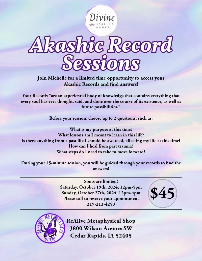 Akashic Record Sessions