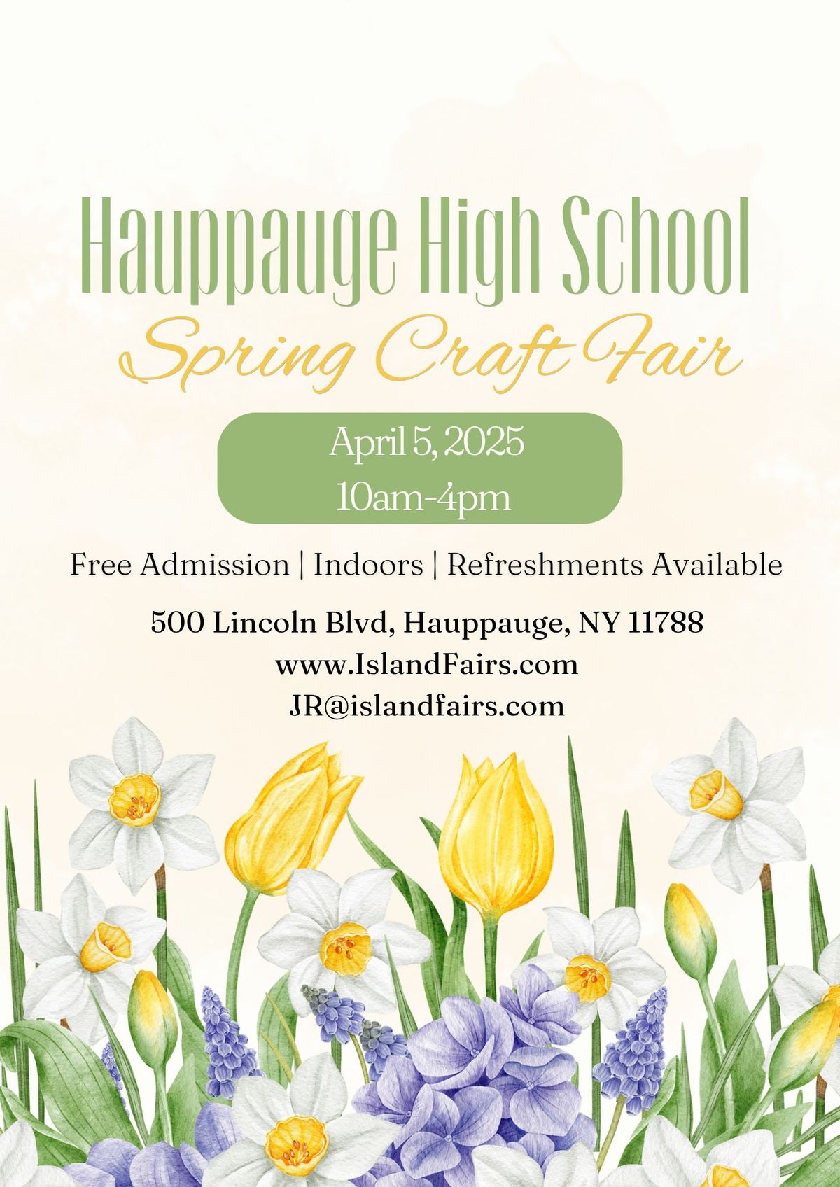 Hauppauge High School Spring Craft Fair 