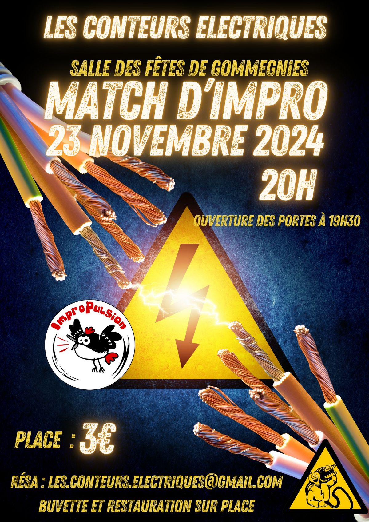 Match impro Conteurs Electrique VS ImproPulsion