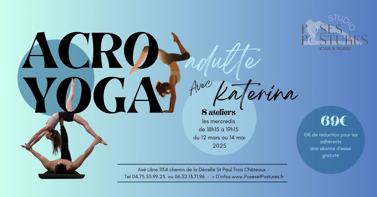 Ateliers Yoga acrobatique adulte