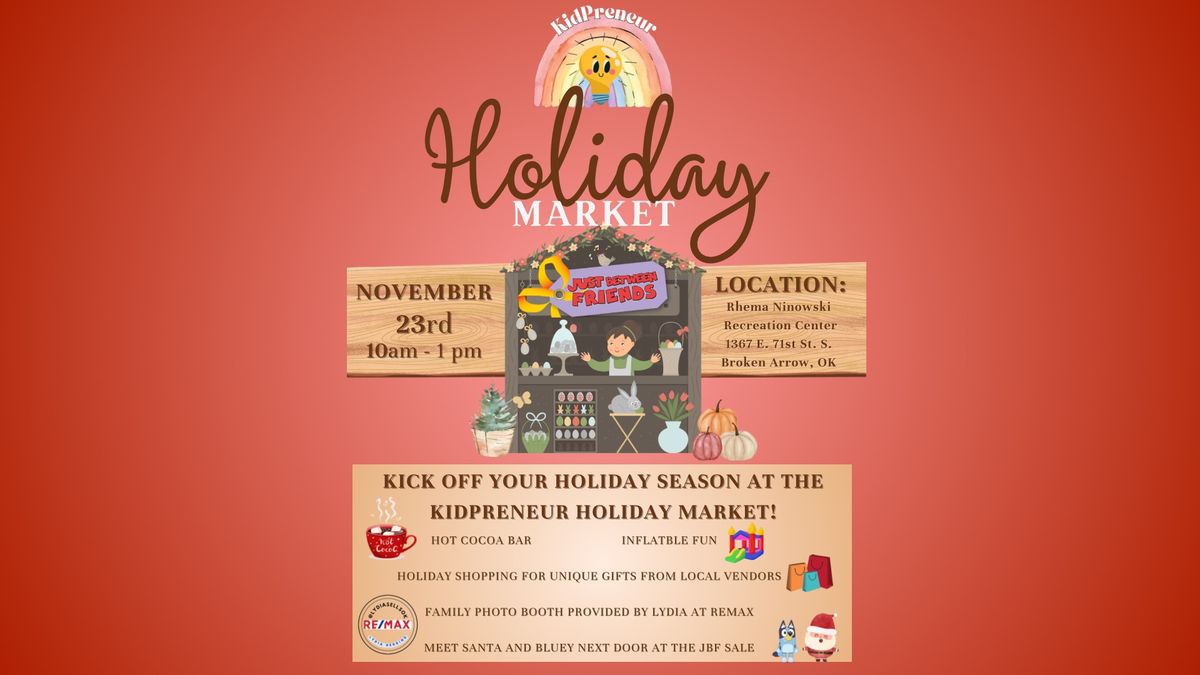 KIDPRENEUR HOLIDAY MARKET